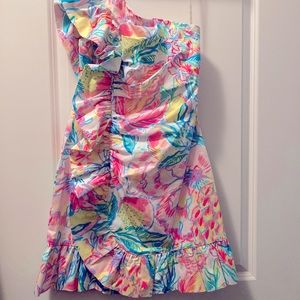 Lilly Pulitzer One Shoulder Dress